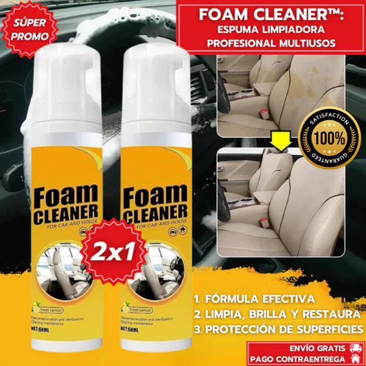 2x1 Foam Cleaner espuma limpiadora